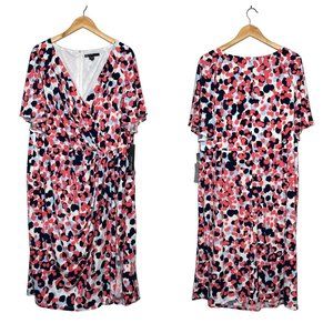 NEW Maggy London Faux Wrap Dress Size 22W